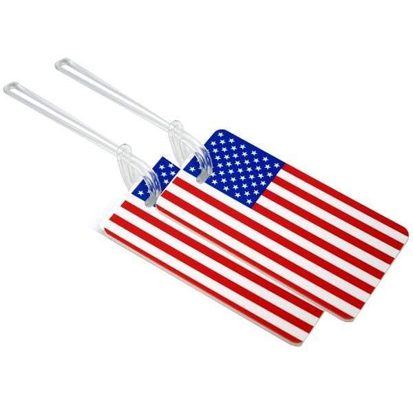 American flag luggage tag sales